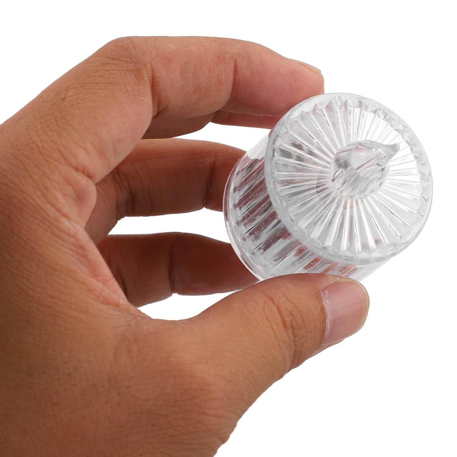 12 Pcs Flameless and Smokeless Decorative Acrylic Candles Transparent Led Tea Light Candle for Gifting, House, Diwali, Christmas, Festival, Events Decor Candles - infinityexculsivestore.com
