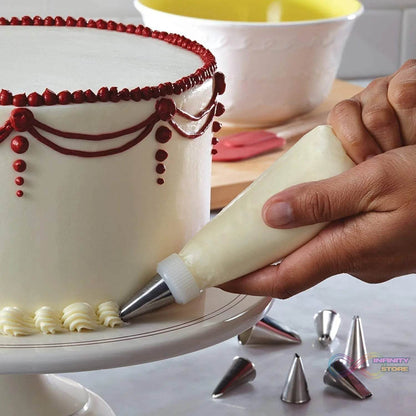 12 Piece Cake Decorating Set of Measuring Cup Oil Basting Brush - infinityexculsivestore.com