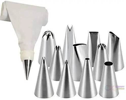 12 Piece Cake Decorating Set of Measuring Cup Oil Basting Brush - infinityexculsivestore.com