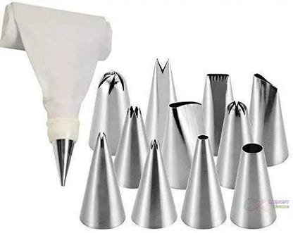12 Piece Cake Decorating Set of Measuring Cup Oil Basting Brush - infinityexculsivestore.com