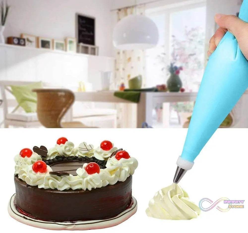 12 Piece Cake Decorating Set of Measuring Cup Oil Basting Brush - infinityexculsivestore.com