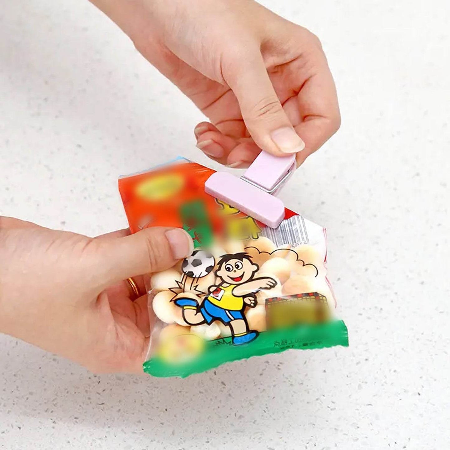 12 Pieces Food Clips, Plastic Food Bag Clips Reusable Bag Clips for Food Storage Colorful Sealing Clips for Snack, Coffee, Home, Kitchen, Travel, Camping - infinityexculsivestore.com