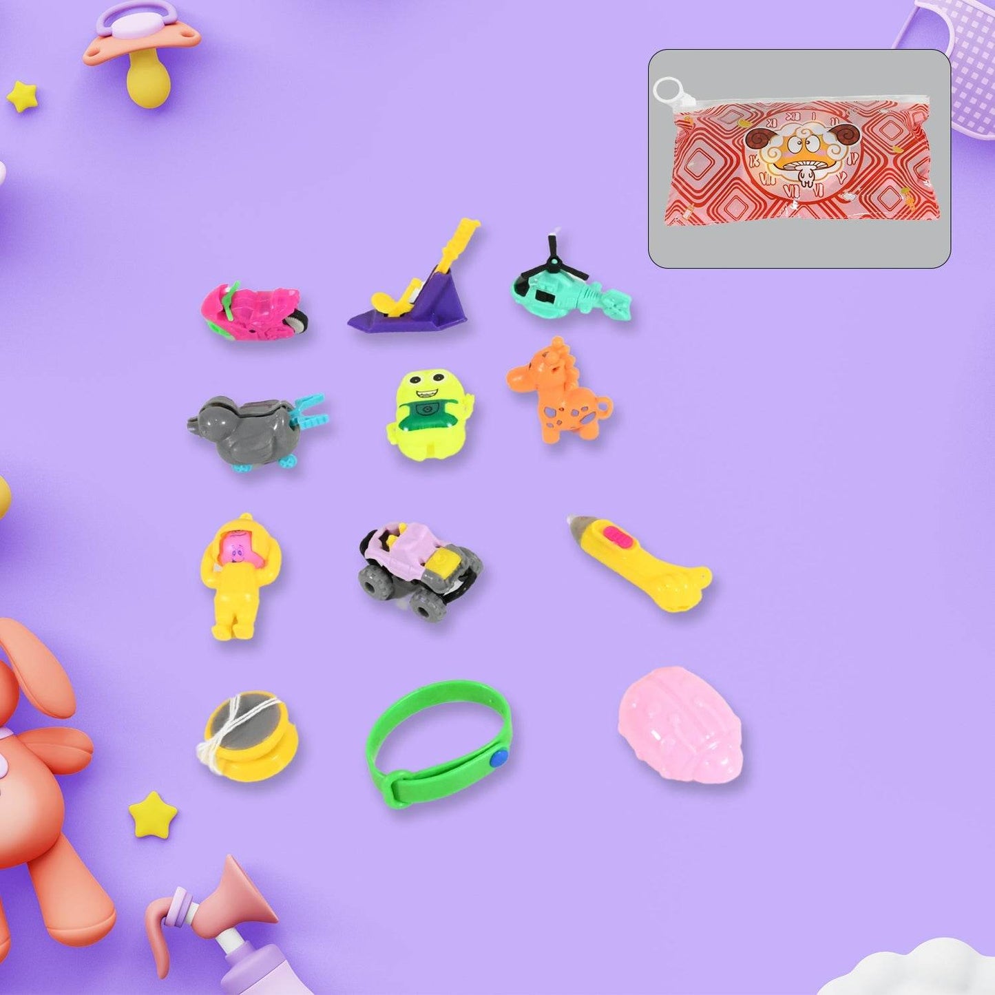 12 in 1 toy for kids, 10 different and small toys for kids to play with curiosity - infinityexculsivestore.com
