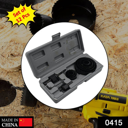 12 pcs 19-64mm Hole Saw Kit - infinityexculsivestore.com