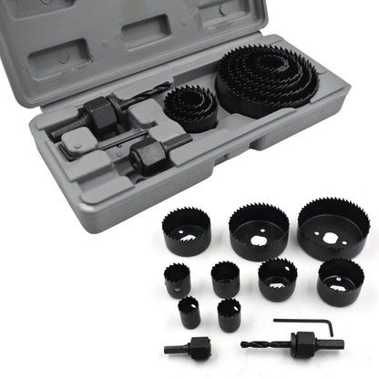 12 pcs 19-64mm Hole Saw Kit - infinityexculsivestore.com