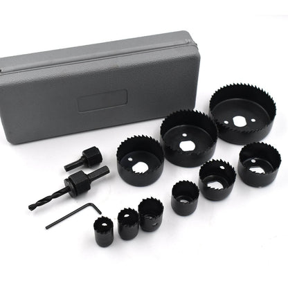 12 pcs 19-64mm Hole Saw Kit - infinityexculsivestore.com