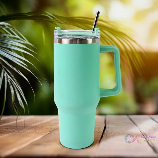 1200 ML Insulated Tumbler with Lid and Straw, Thermal Cope Beer Quencher (1200ml / 1 Pc / Mix Color) - infinityexculsivestore.com