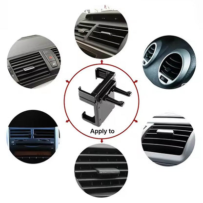12857 Smartphone Car Phone Holder Car Air Conditioning Vent Phone Holder, Holder Stand for Mobile Phone Cellphone GPS, Dashboard Bracket for Car (1 Pc) - infinityexculsivestore.com