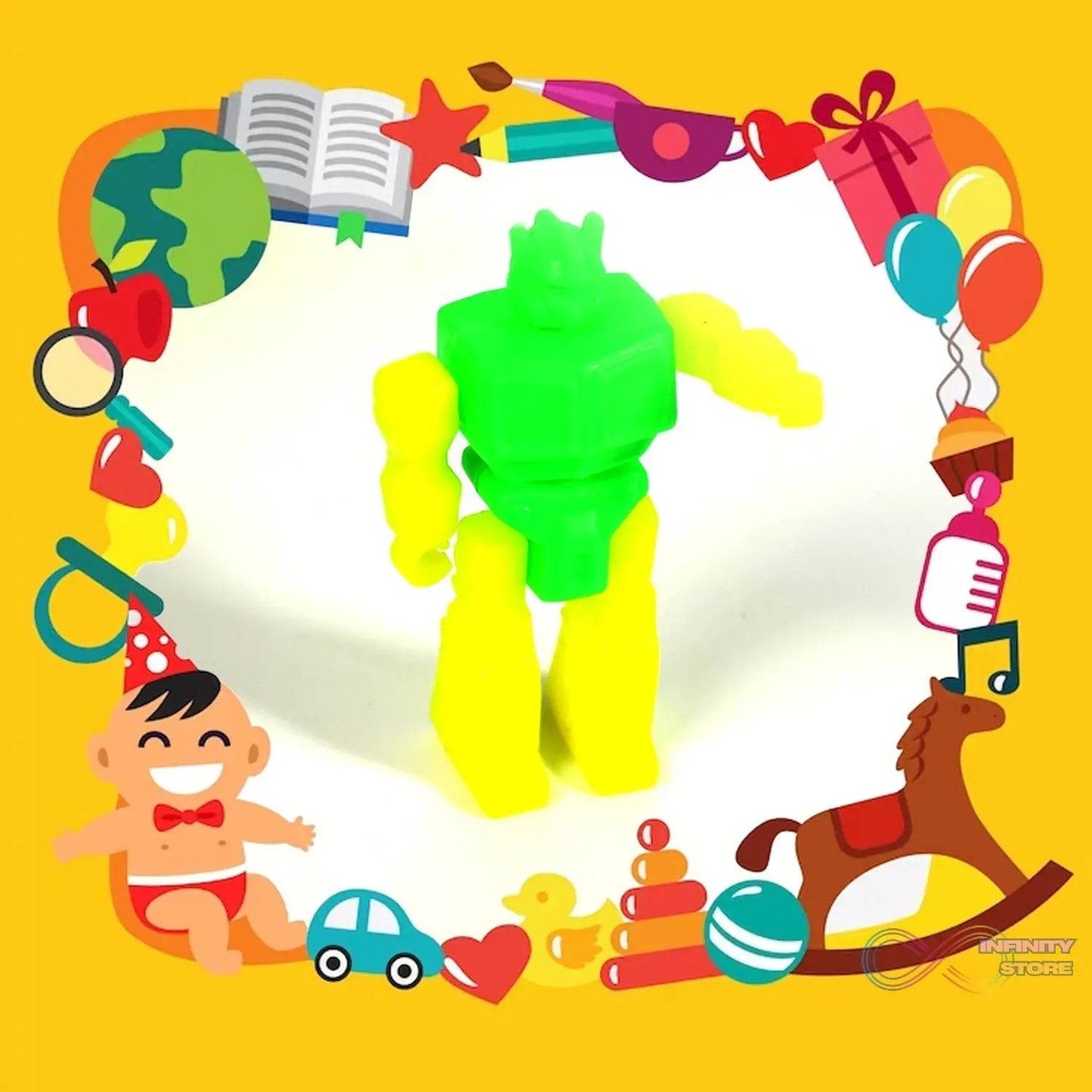 12pc Mix All New Toy And Plastic Pouch Mix All Types Playing Toy For Kids - infinityexculsivestore.com