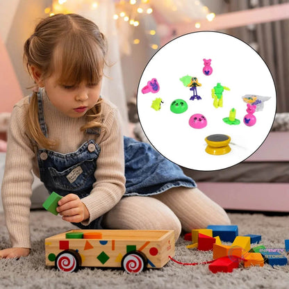 12pc Mix All New Toy And Plastic Pouch Mix All Types Playing Toy For Kids - infinityexculsivestore.com