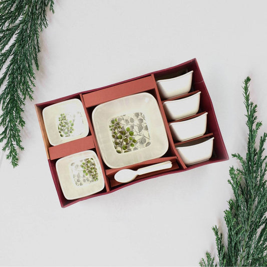 13 Pc Pudding Set used as a cutlery set for serving food purposes and sweet dishes and all in all kinds of household and official places etc. - infinityexculsivestore.com