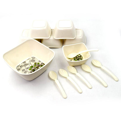 13 Pc Pudding Set used as a cutlery set for serving food purposes and sweet dishes and all in all kinds of household and official places etc. - infinityexculsivestore.com