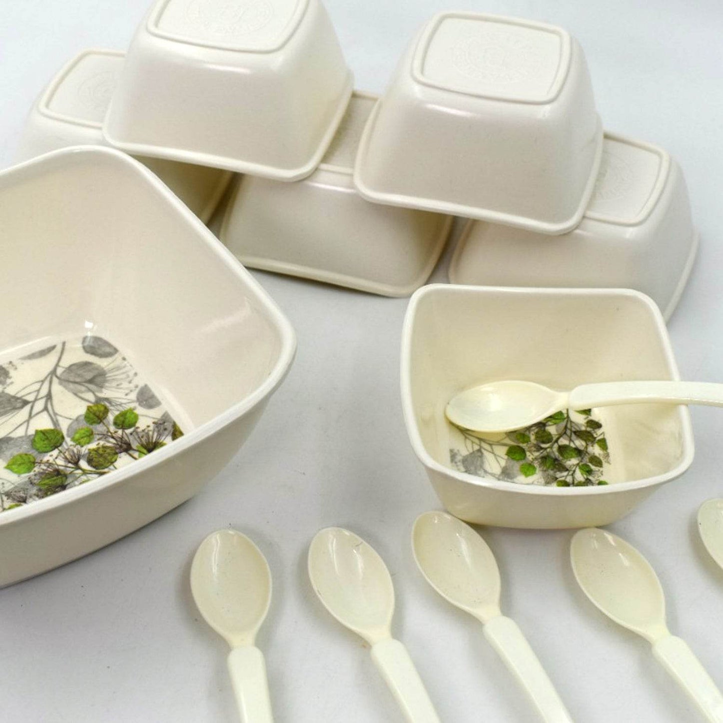 13 Pc Pudding Set used as a cutlery set for serving food purposes and sweet dishes and all in all kinds of household and official places etc. - infinityexculsivestore.com
