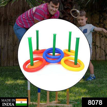 13 Pc Ring Toss Game widely used by children’s and kids for playing and enjoying purposes and all in all kinds of household and official places etc. - infinityexculsivestore.com