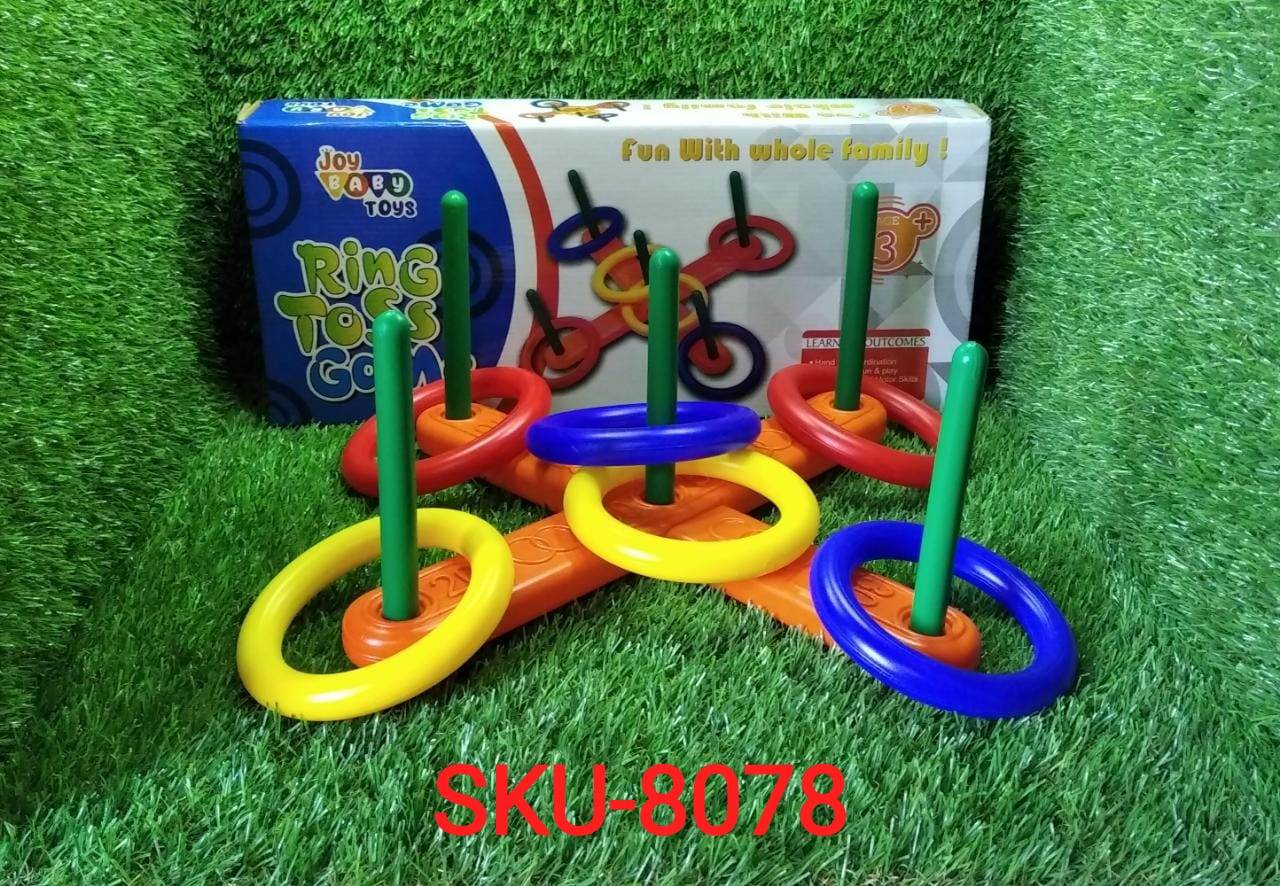 13 Pc Ring Toss Game widely used by children’s and kids for playing and enjoying purposes and all in all kinds of household and official places etc. - infinityexculsivestore.com