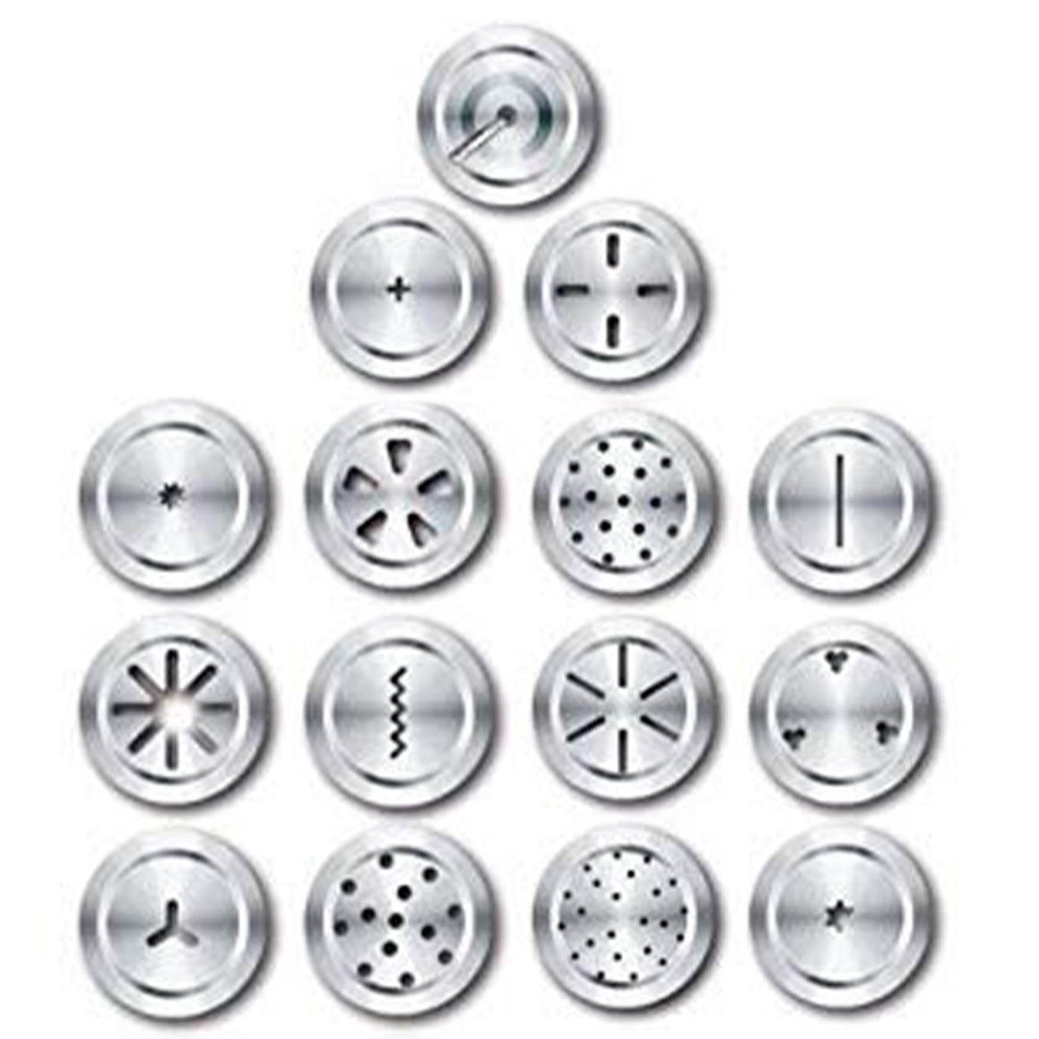 15 in 1 Stainless Steel Kitchen Press with Different Parts - infinityexculsivestore.com