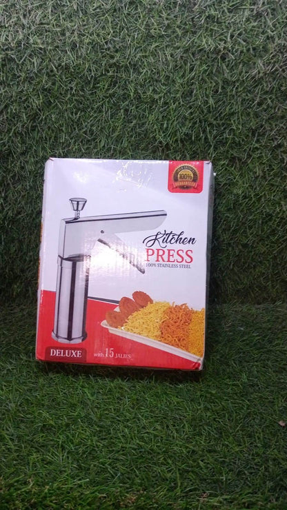 15 in 1 Stainless Steel Kitchen Press with Different Parts - infinityexculsivestore.com
