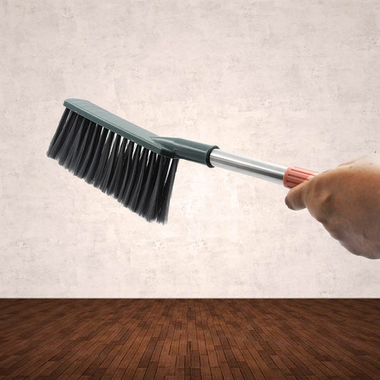17 inch Stainless Steel Sofa Cleaner Brush, Carpet Cleaning Brushes with Non-Slip Long Handle, Dust Cleaning Brush for Removing Dust from Carpets, Furniture, Car Seats, Sofas - infinityexculsivestore.com