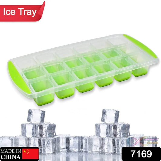 18-Cavity Pop-Up Ice Cube Tray - Flexible Silicone, Easy Release 100% BPA-Free - infinityexculsivestore.com