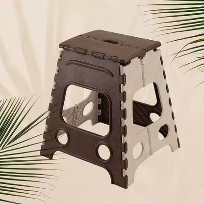 18inch Folding Stool, Non Slip Folding Stool - 18 Inch" Height - Holds Up to 95 Kg - Great for Kitchen, Garden, Bathroom, Bedroom, Adults, Kitchen Stepping (1 Pc 18Inch) - infinityexculsivestore.com