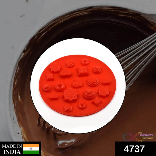 19 Cavity Mix Shape Chocolate Mould (1Pc Only) - infinityexculsivestore.com