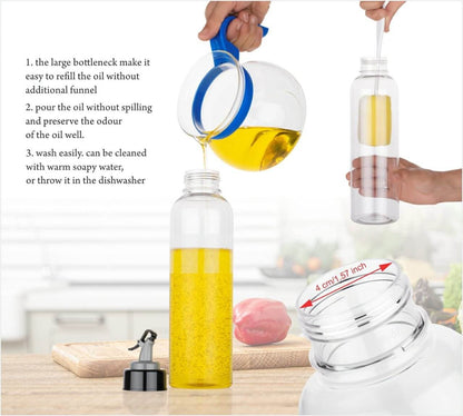 1L Oil Dispenser with Lid & Drip - Free Spout - infinityexculsivestore.com