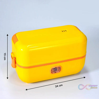1Layer Electric Lunch Box for Office, Portable Lunch Warmer with Removable 2 Stainless Steel Container. - infinityexculsivestore.com