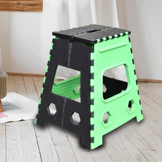 1pc 18inch Folding Stool for Adults and Kids, Also For Kitchen Stepping With (Brown Box) - infinityexculsivestore.com
