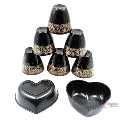 2 Bowl & 6 Glass Snake Set ( 8 Pc Set ) - infinityexculsivestore.com