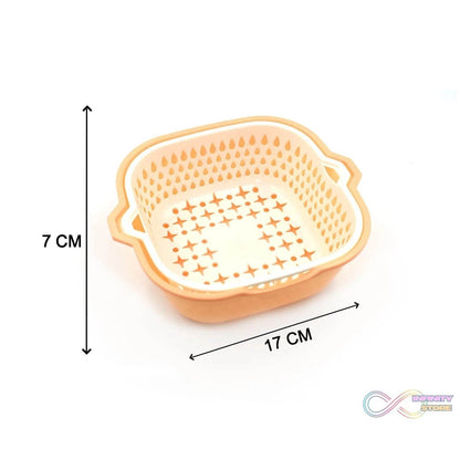 2 In 1 Basket Strainer To Rinse Various Types Of Items Like Fruits, Vegetables Etc. - infinityexculsivestore.com