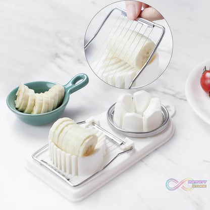 2 In 1 Egg Slicer, Egg Cutter For Hard Boiled Eggs - infinityexculsivestore.com