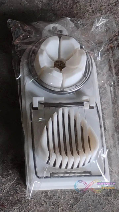 2 In 1 Egg Slicer, Egg Cutter For Hard Boiled Eggs - infinityexculsivestore.com