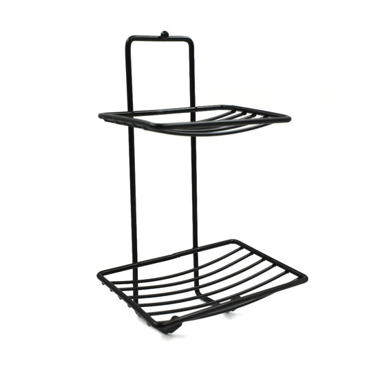2 Layer SS Soap Rack used in all kinds of places household and bathroom purposes for holding soaps. - infinityexculsivestore.com
