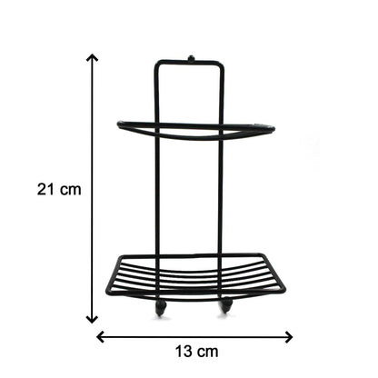 2 Layer SS Soap Rack used in all kinds of places household and bathroom purposes for holding soaps. - infinityexculsivestore.com