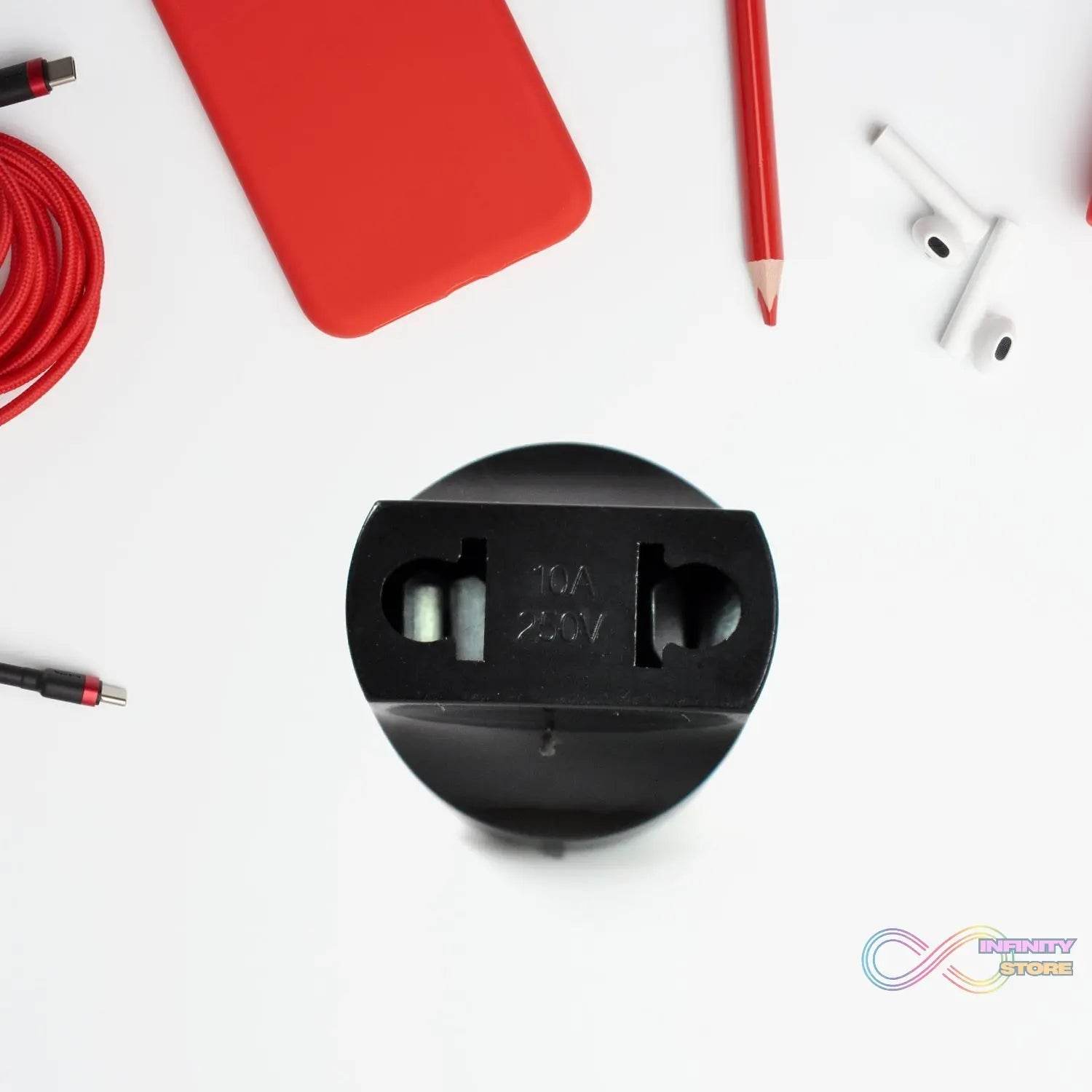 2 PIN Plug Converter, Plug Adapter (1 Pc ) - infinityexculsivestore.com