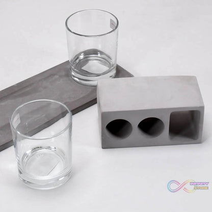 2 Wine Glasses & Marble Holder - Attractive Design for Hotels & Cafes - infinityexculsivestore.com