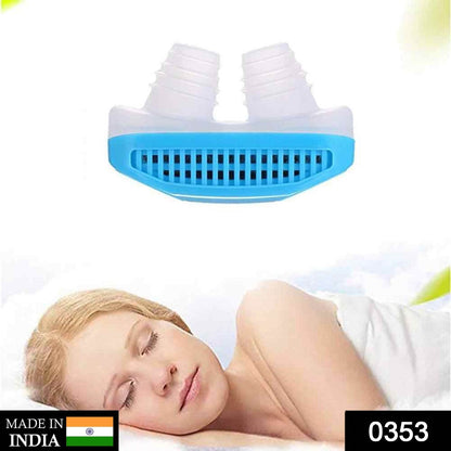 2 in 1 Anti Snoring and Air Purifier Nose Clip for Prevent Snoring and Comfortable Sleep - infinityexculsivestore.com