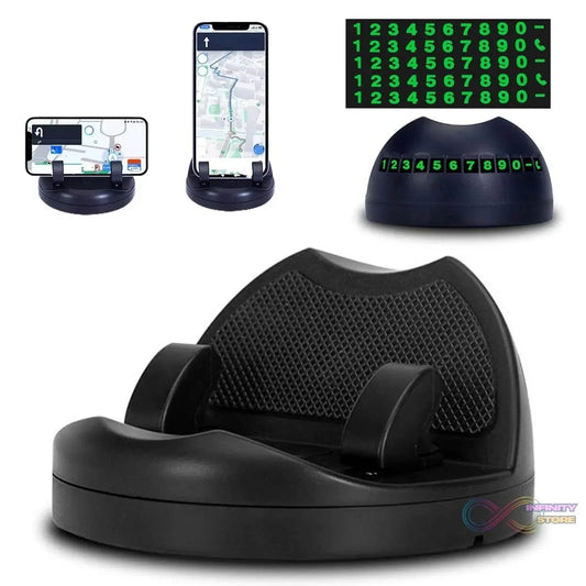2 in 1 Car Anti - Slip Mat, Phone Holder Non Slip Sticky Phone Mount Holder (1 Set) - infinityexculsivestore.com