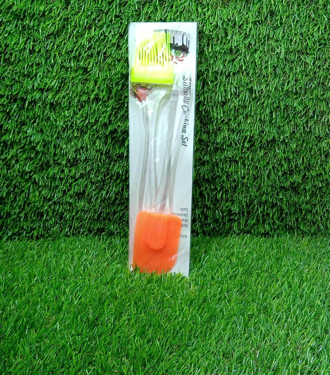 2 in 1 Combo of Big Brush & Spatula Set (2 Pcs Set) - infinityexculsivestore.com