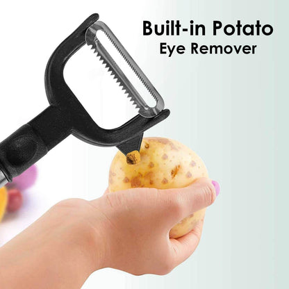 2-in-1 Double Julienne and Vegetable Peeler - infinityexculsivestore.com
