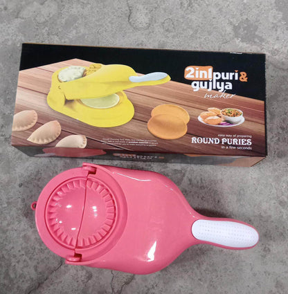 2 - in - 1 Dumpling Press Mould for Gujiya & Momos - infinityexculsivestore.com