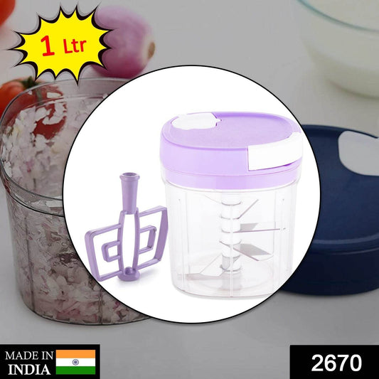 2 in 1 Handy Chopper and Slicer Used Widely for chopping and Slicing of Fruits, Vegetables, Cheese Etc. Including All Kitchen Purposes. - infinityexculsivestore.com