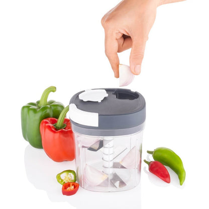 2 in 1 Handy Chopper and Slicer Used Widely for chopping and Slicing of Fruits, Vegetables, Cheese Etc. Including All Kitchen Purposes. - infinityexculsivestore.com