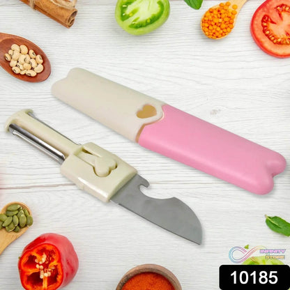 2 in 1 Knife, Multifunctional peeler fruit knife (1 Pc / Loose) - infinityexculsivestore.com