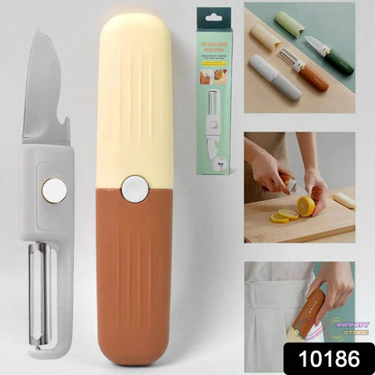2 in 1 Knife, Multifunctional peeler fruit knife (1 Pc) - infinityexculsivestore.com