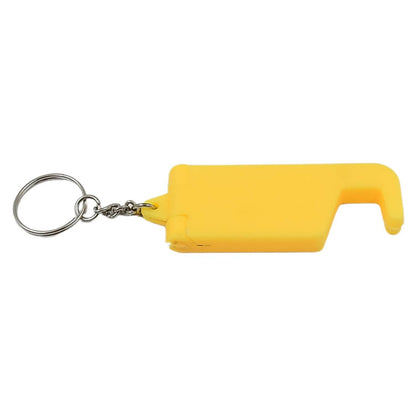 2 in 1 Plastic Keychain with Mobile Stand / Phone Holder (1 Pc / Multicolor) - infinityexculsivestore.com