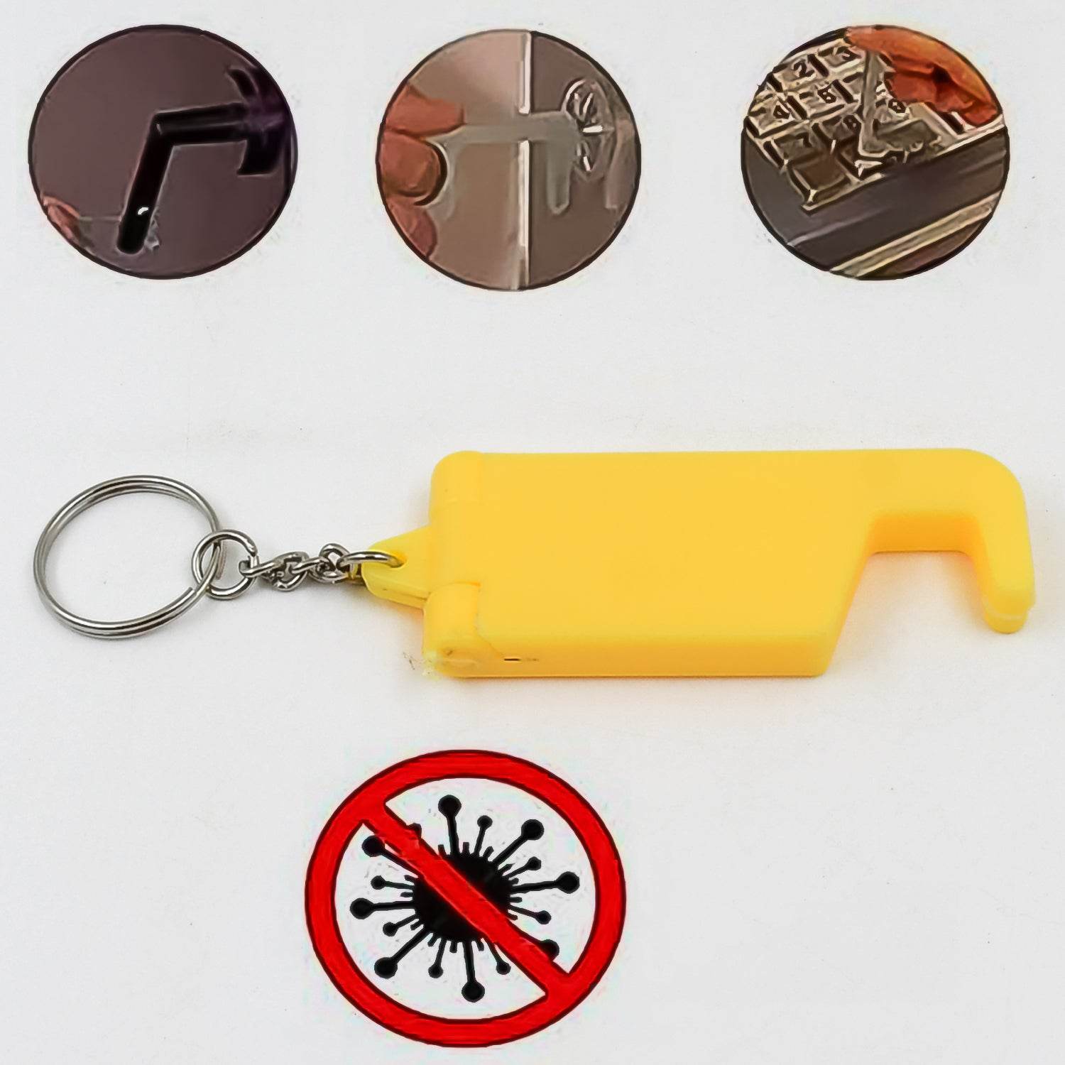 2 in 1 Plastic Keychain with Mobile Stand / Phone Holder (100 Pcs Set / Multicolor) - infinityexculsivestore.com