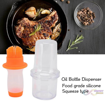 2 in 1 Portable Silicone Oil Bottle Brush with Lid (1 Set) - infinityexculsivestore.com