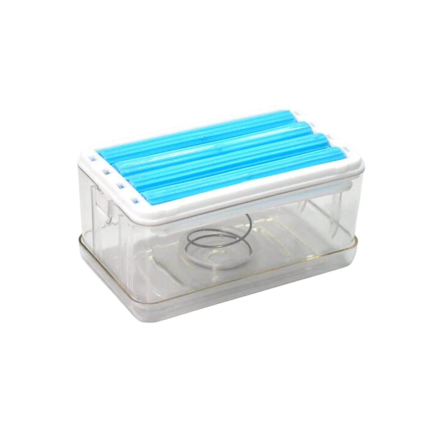 2 - in - 1 Portable Soap Dish & Soap Dispenser with Roller and Drain Holes, Multifunctional Soap Holder Foaming Soap Bar Box for Home, Kitchen, Bathroom - infinityexculsivestore.com