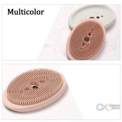 2 in 1 Silicone Cleaning Brush used in all kinds of bathroom purposes for cleaning and washing floors, corners, surfaces and many more things. - infinityexculsivestore.com